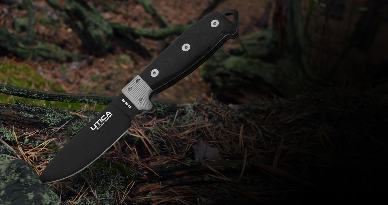 D53-2 Stealth IV Knife by Utica USA - survival knife