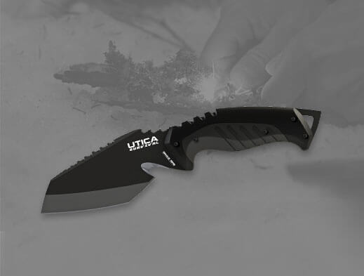 survival knives by Utica USA since 1910